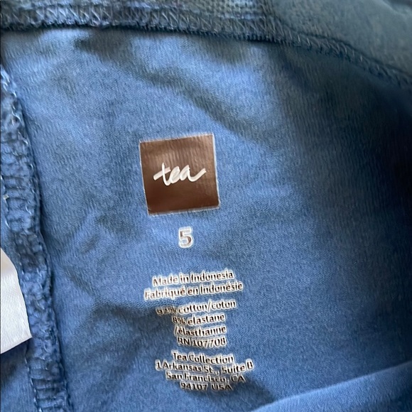 Kids Blue Leggings - Picture 2 of 4